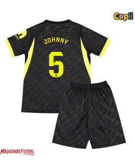 Atletico Madrid Johnny Cardoso #5 Echipament de Fotbal Replică 2026-27 Copii Deplasare (+ Șorturi)
